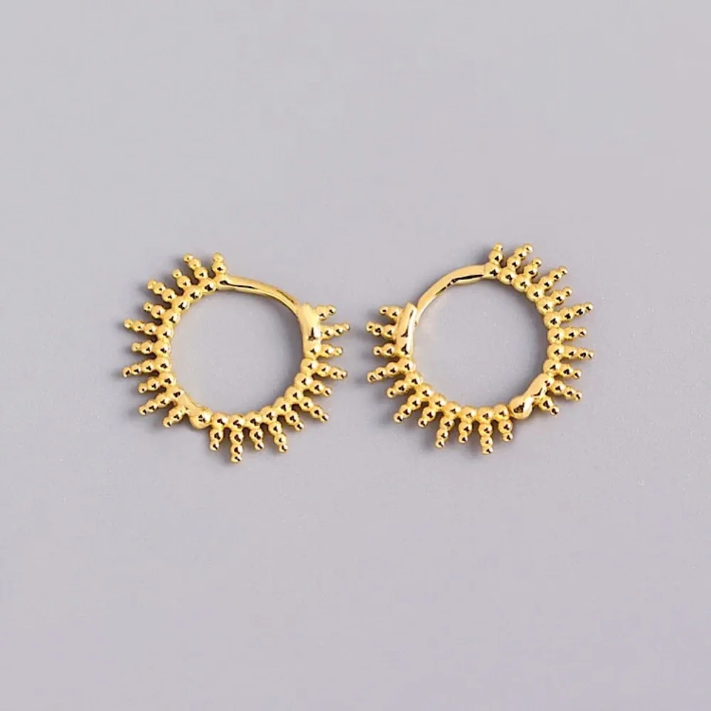 ⚜️𝟯𝟬%𝗢𝗙𝗙 𝗯𝘂𝗻𝗱𝗹𝗲𝘀 𝟯+⚜️ NEW Solar Copper Hoop Earrings - Picture 6 of 9